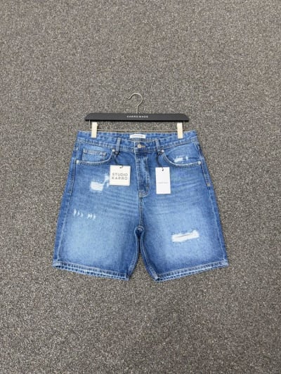 Baggy Model Denim Şort 1525