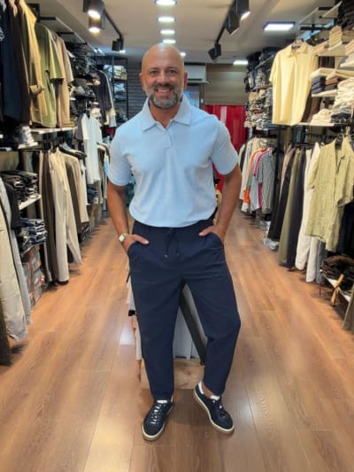 Rahat Kesim Polo Yaka T-shirt