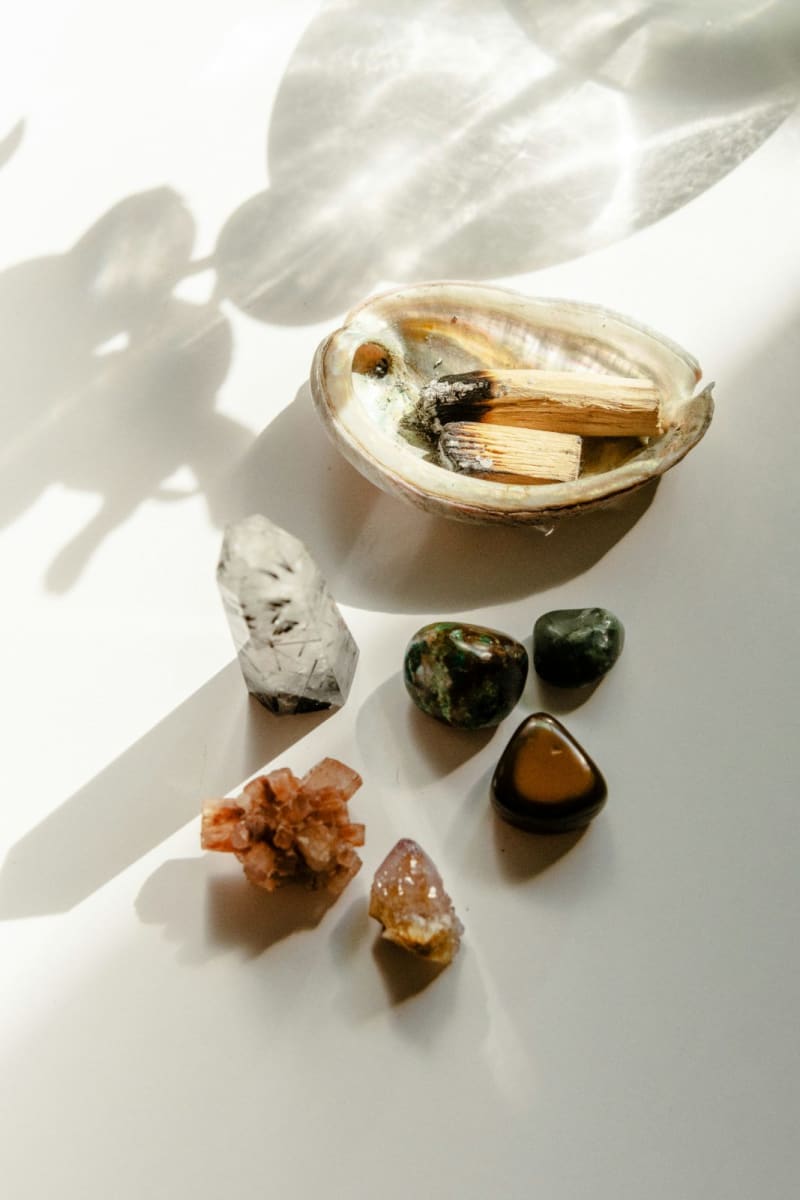 Sage & Crystal Set