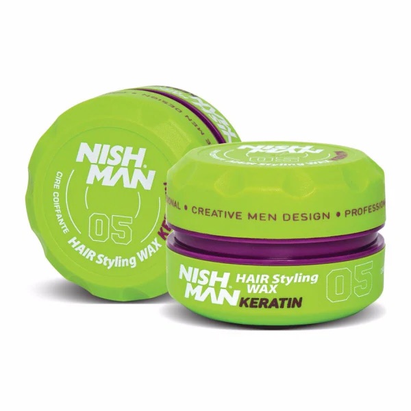 Nishman Hair Styling Wax 05 Keratin 5 oz