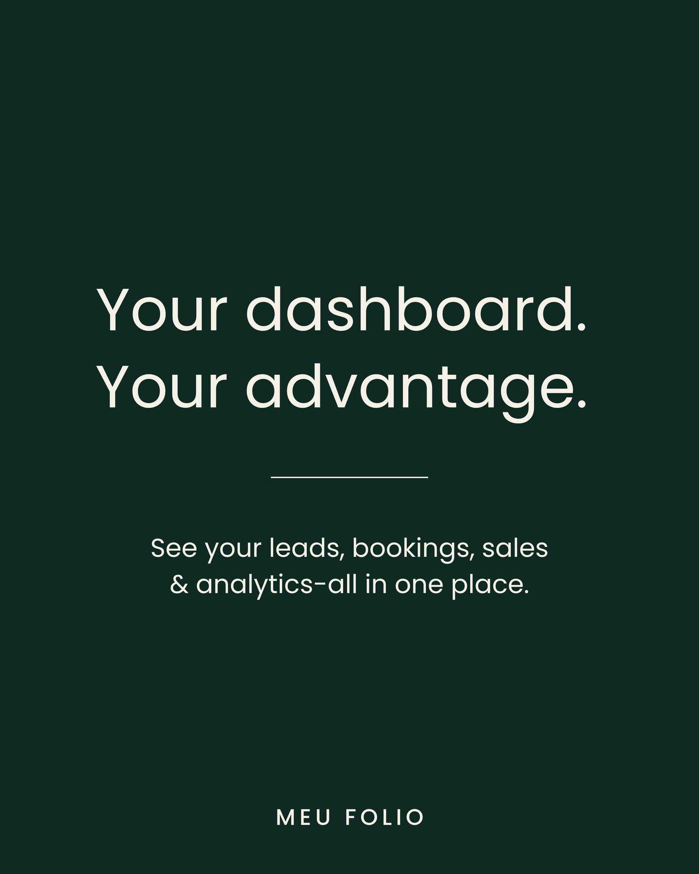 Guesswork is expensive. See your leads, bookings, sales and analytics all in one place — and decide what to do next with actual information. Build your page today. Visit link in bio to build your page.