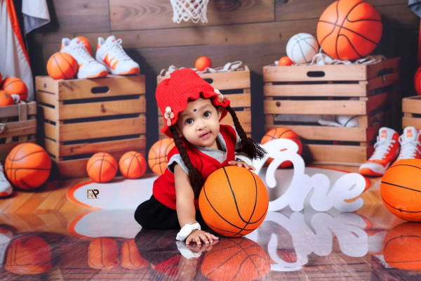 Baby milestone photoshoot Bangalore studio