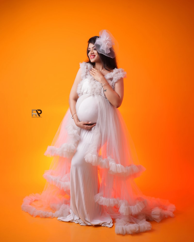 Warm motherhood portrait