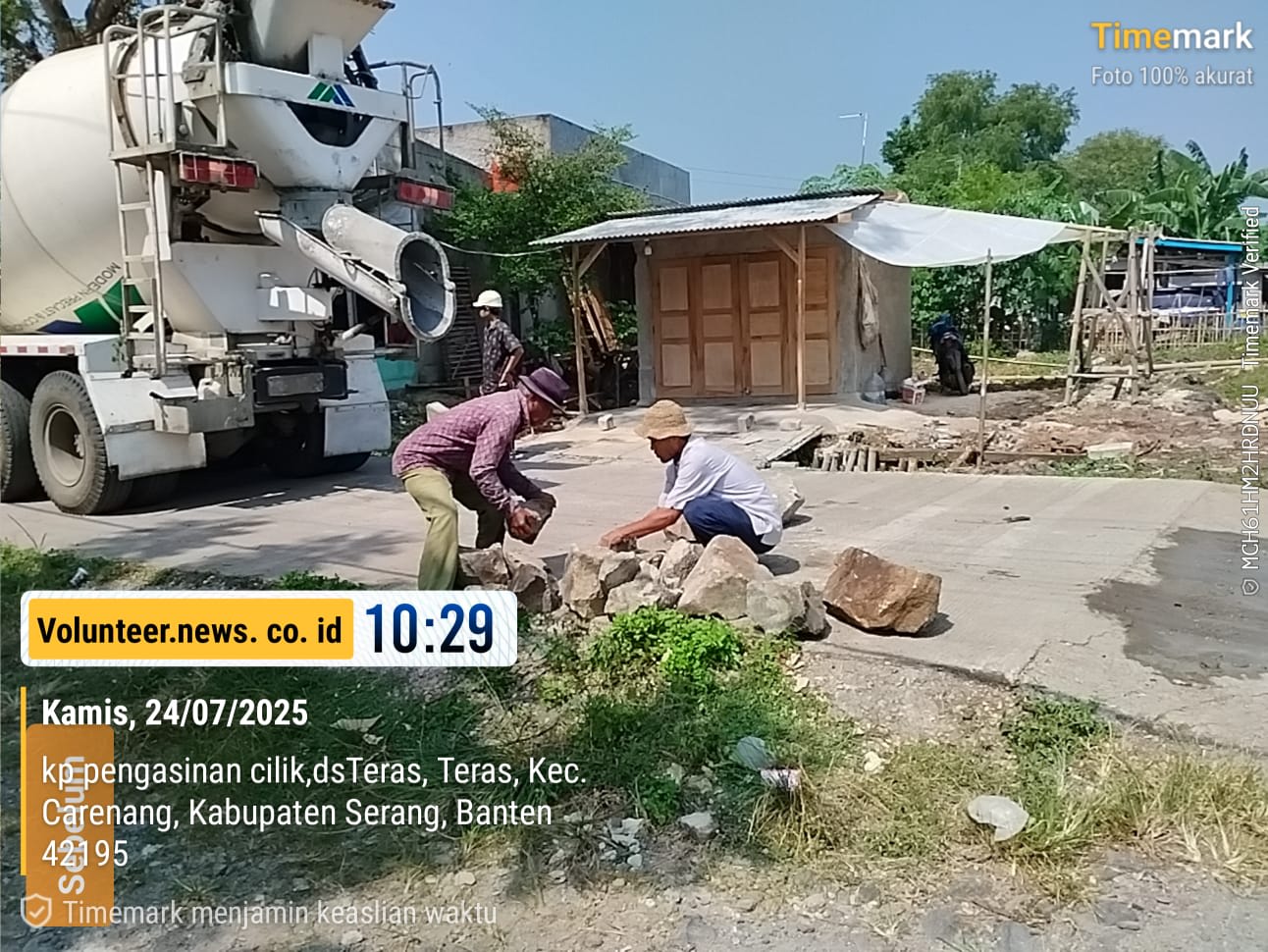 Warga Kampung Pasir Jambe Apresiasi Pembangunan Jalan Beton, Dukung Peningkatan Ekonomi dan Pelayanan Publik