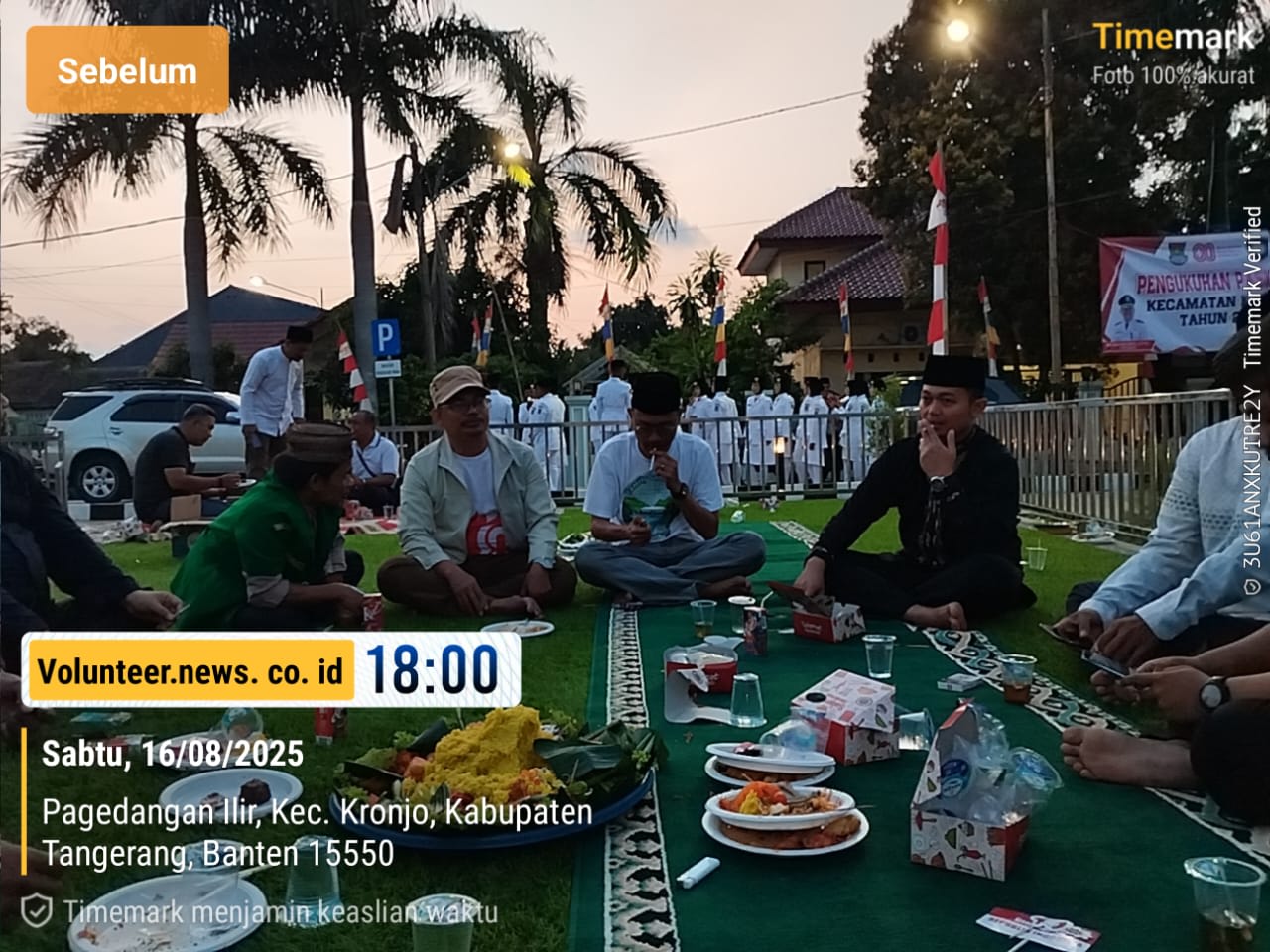 Merajut Kebersamaan di Balik Tasyakuran HUT RI ke-80 di Kec.Kronjo Tangerang