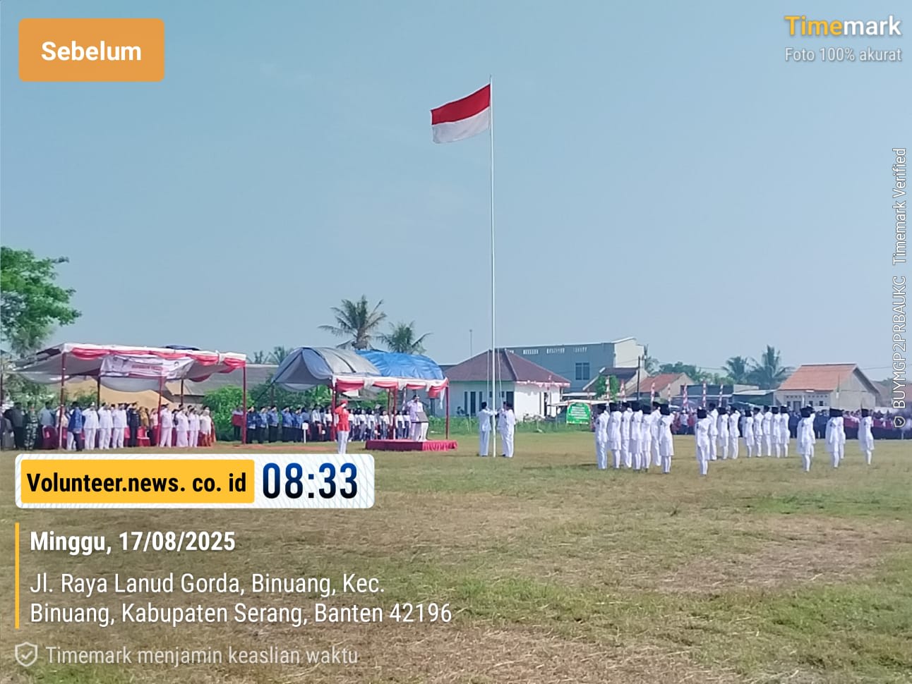 Merah Putih Berkibar di Langit Binuang: Kisah Kebersamaan di Hari Kemerdekaan HUT RI ke-80