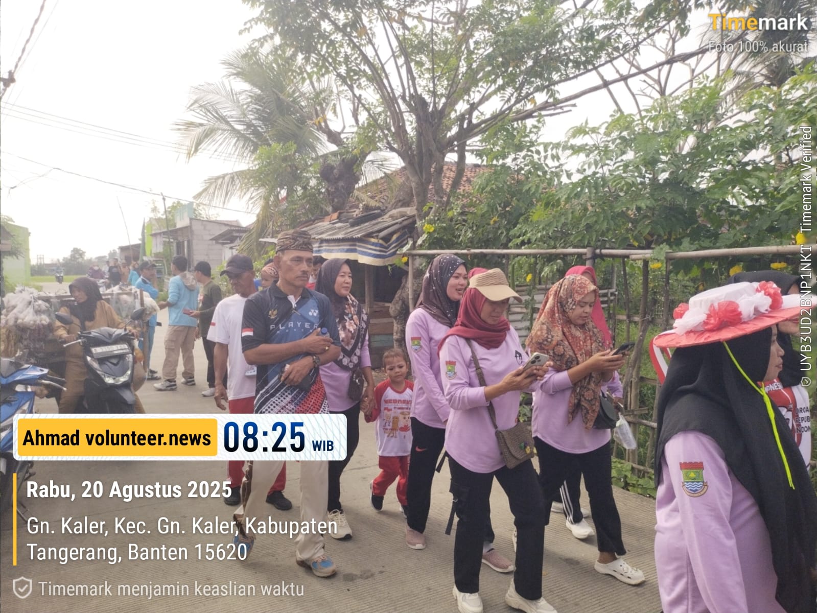 Jalan Santai YPI AN-NABILAH dan Pemdes Gunung Kaler Meriahkan HUT RI ke-80