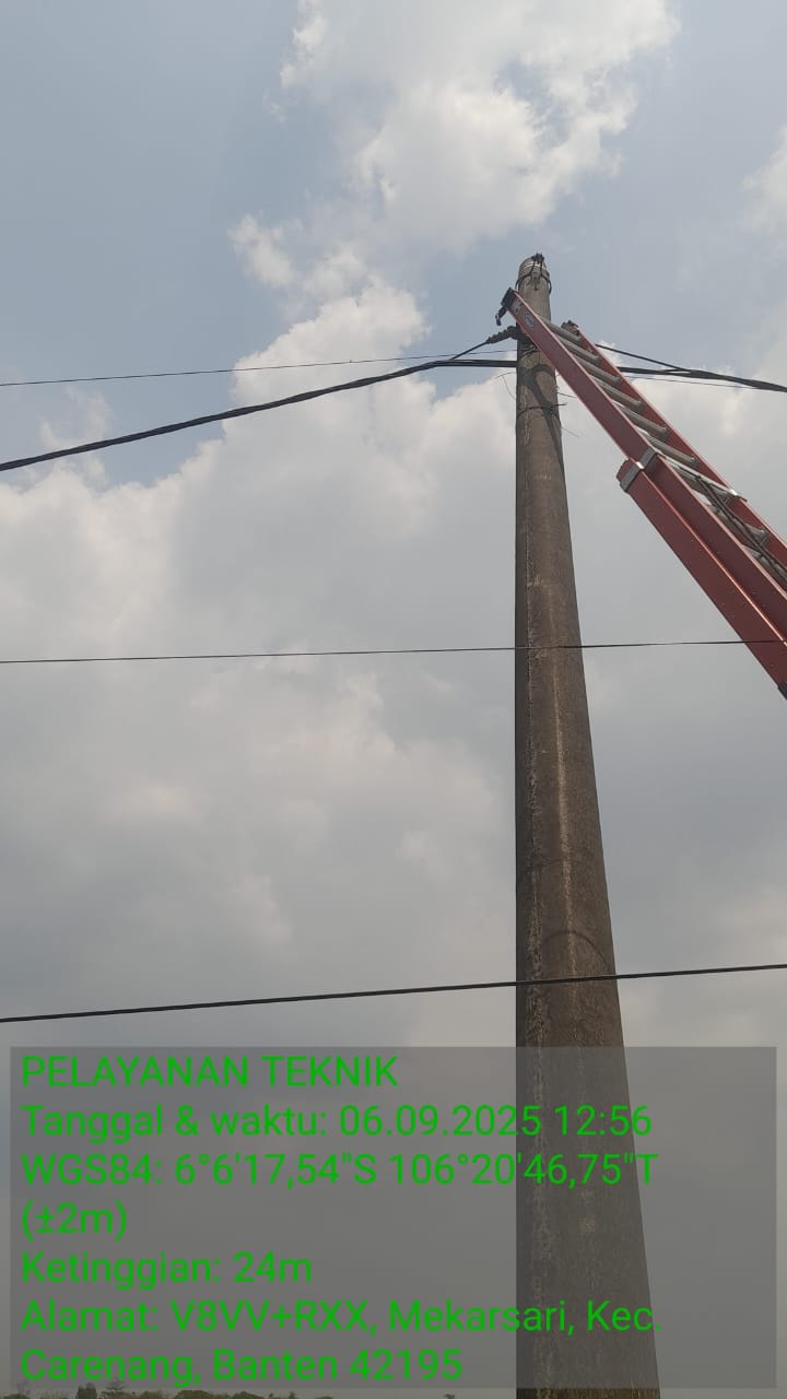 Pasca Pemberitaan di Media Volunteer news PLN Respon Cepat : Kabel Menjuntai di Kec.Carenang Ditangani Sebelum Makan Korban