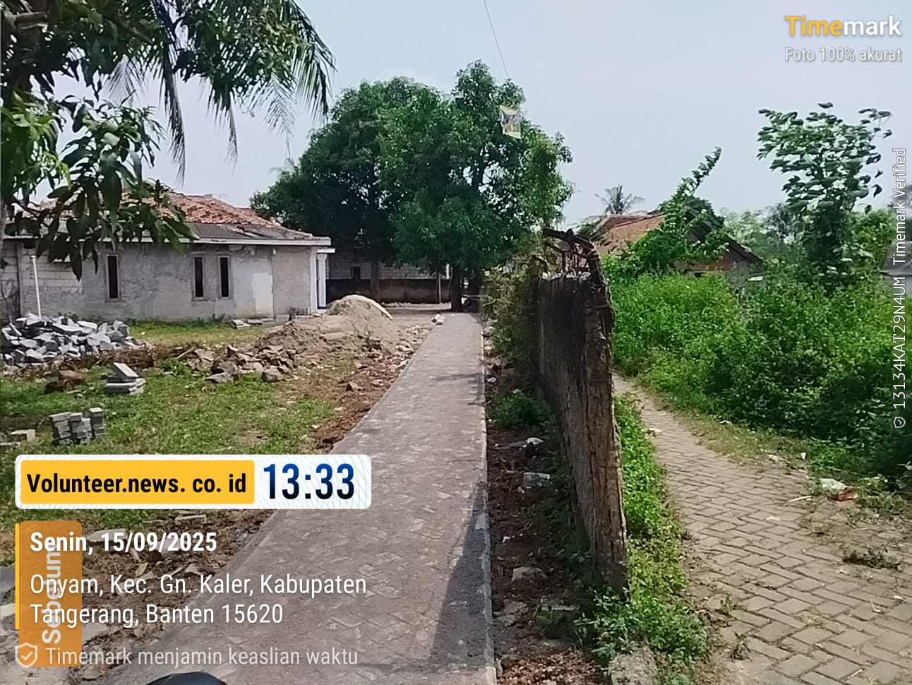 Proyek Paving Block di Kp.Bengkanang  Desa Onyam : Celah KKN di Balik Pengadaan Langsung Kec.Gunung Kaler, Tangerang