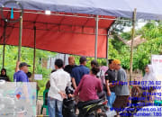 Warga Antusias Untuk Menyalurkan Hak Suara di TPS 03 Desa Sukamampir Kab.Serang