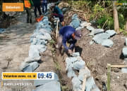 Proyek TPT di Desa Kandawati Kec.Gunung Kaler Disorot: Spesifikasi Teknis Diduga Menyimpang, Pekerja Tanpa APD