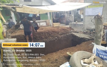 CV. Daya Multi Kreasi Mulai Kerjakan Proyek Sarana Air Bersih di Desa Kosambi Dalem, Mekarbaru,Tangerang