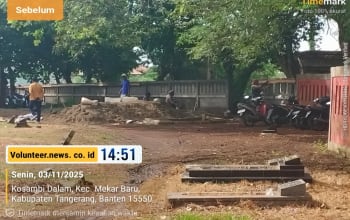 Proyek Pemagaran TPU Kosambi Dalam Kec.Mekarbaru,Tangerang Dikerjakan, Warga Harap Transparansi dan Pengawasan Optimal