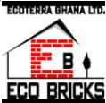 Eco Bricks Production Ecoterra Ghana Ltd