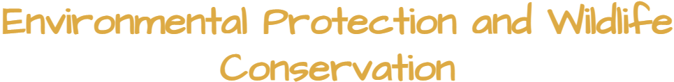 Environmental Protection and Wildlife Conservation