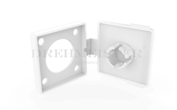 Erstatnings deksel for påfyllingsstuss HVIT