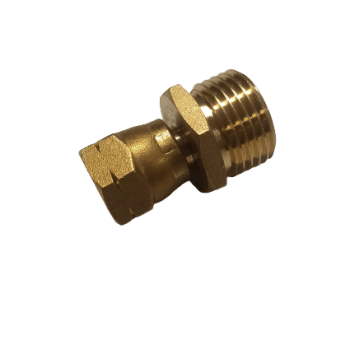 Overgang 1/4"V innv x 1/2"utv