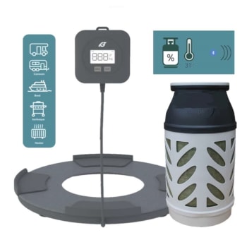 Flaskevekt med Bluetooth