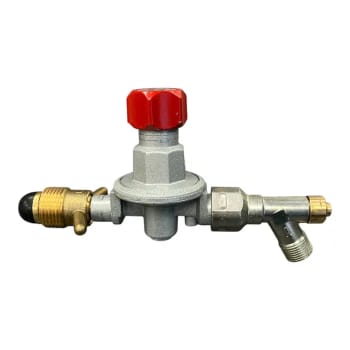 Regulator 0,5-4 bar POL slangebruddsventil vingemutter