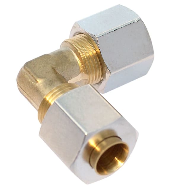 Albue 2 x 3/8" rør