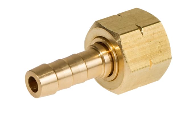 Slangesokkel DIN477 innv - 8 mm sokkel