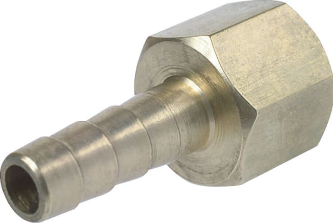 Slangesokkel 1/2" - 10mm Fast sokkel pakning