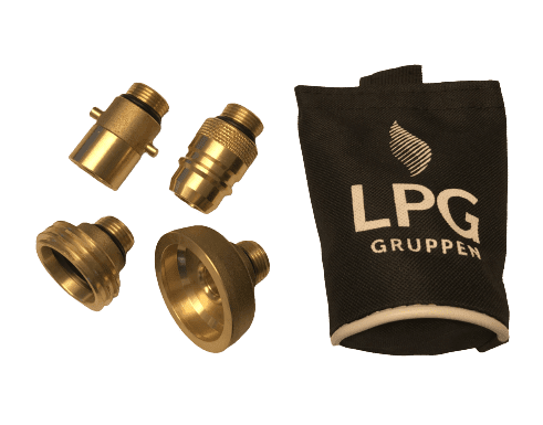 Adaptersett i bag