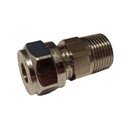 Overgang 8mm rør x 3/8" utv