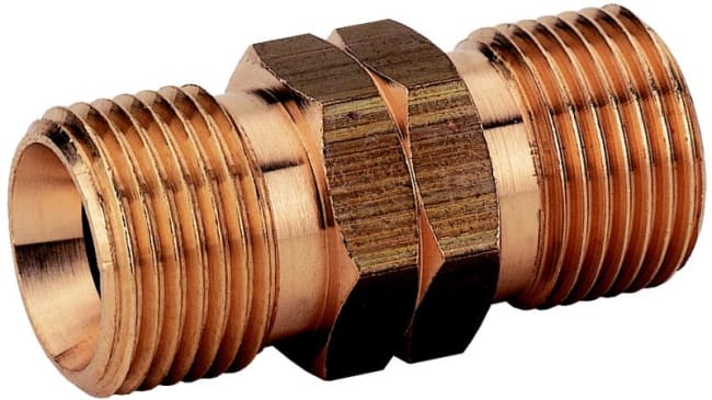 Ansatsnippel 2 x 1/4"V utv