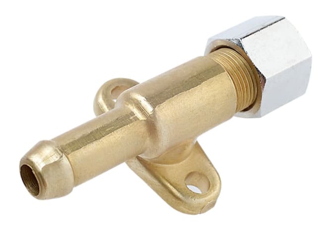 Overgang 3/8"rør - 10mm slange veggfeste