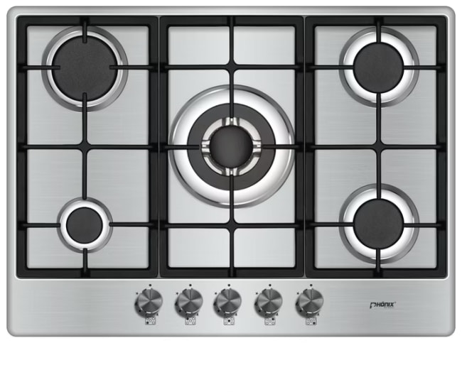 Koketopp 5 bluss 70cm Rustfritt