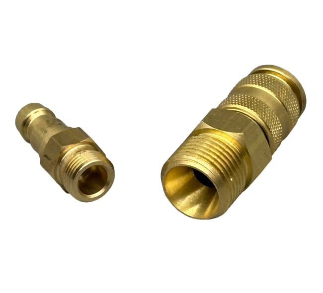 Hurtigkobling Sett - 7/16" utv- 3/8"V utv