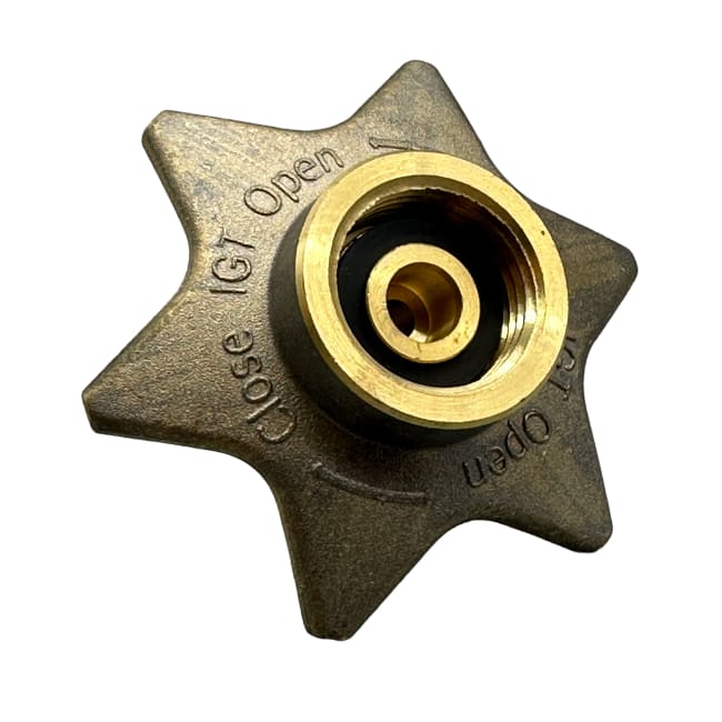 Slangesokkel G2/DIN477 innv - 6,3 mm sokkel