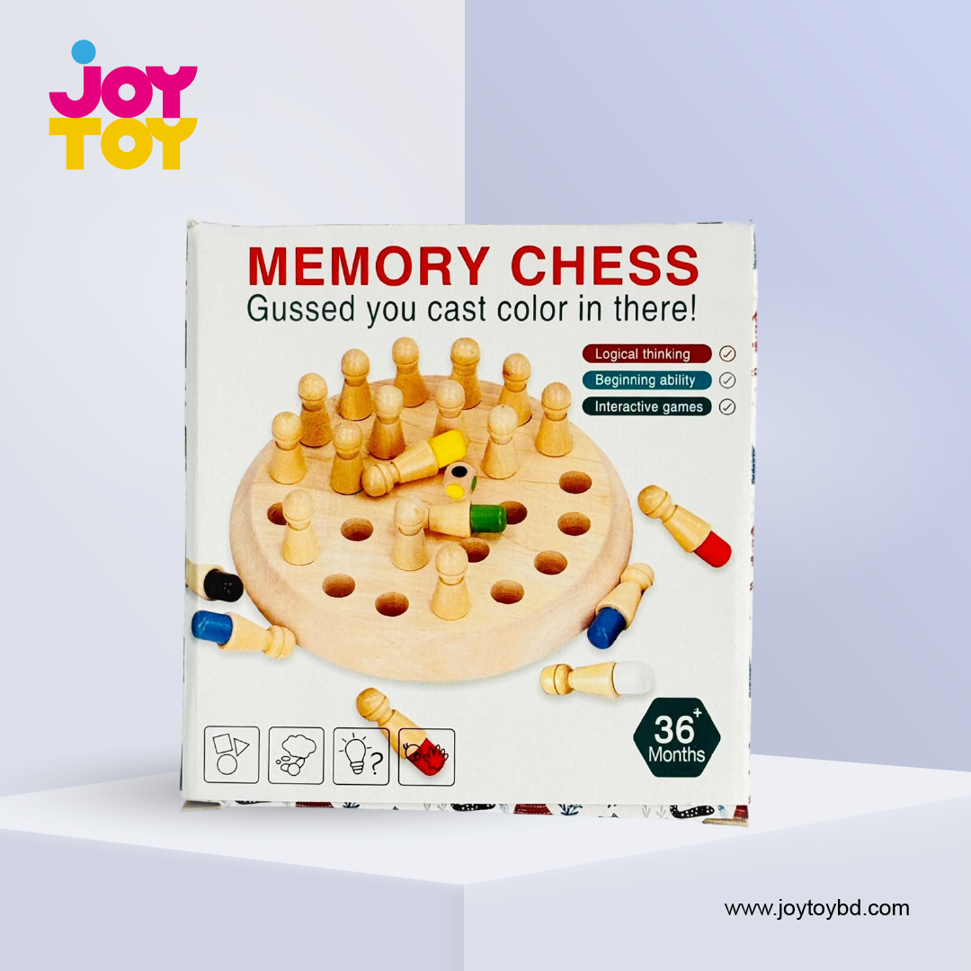 Wooden Memory Chess Game