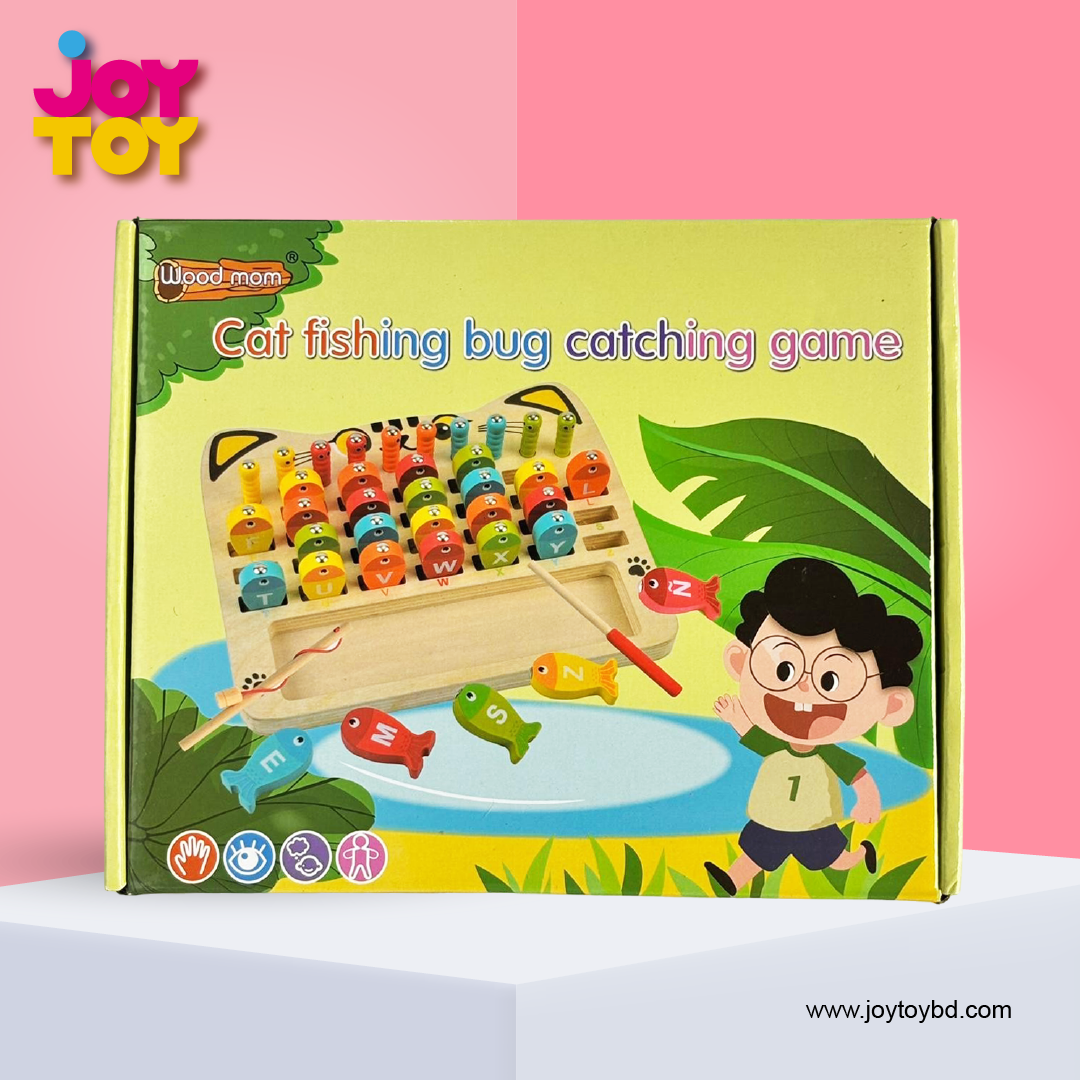 Cat Fishing Bug Catching Game ABCD