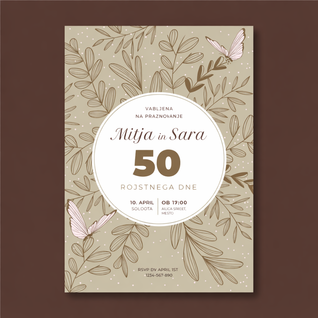 OBLIKOVANJE IN TISK VABIL