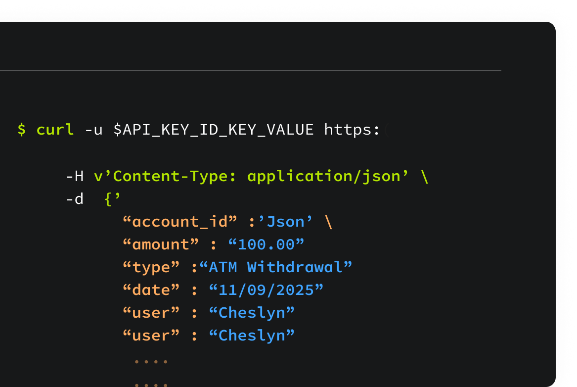 Development interface showing code creation