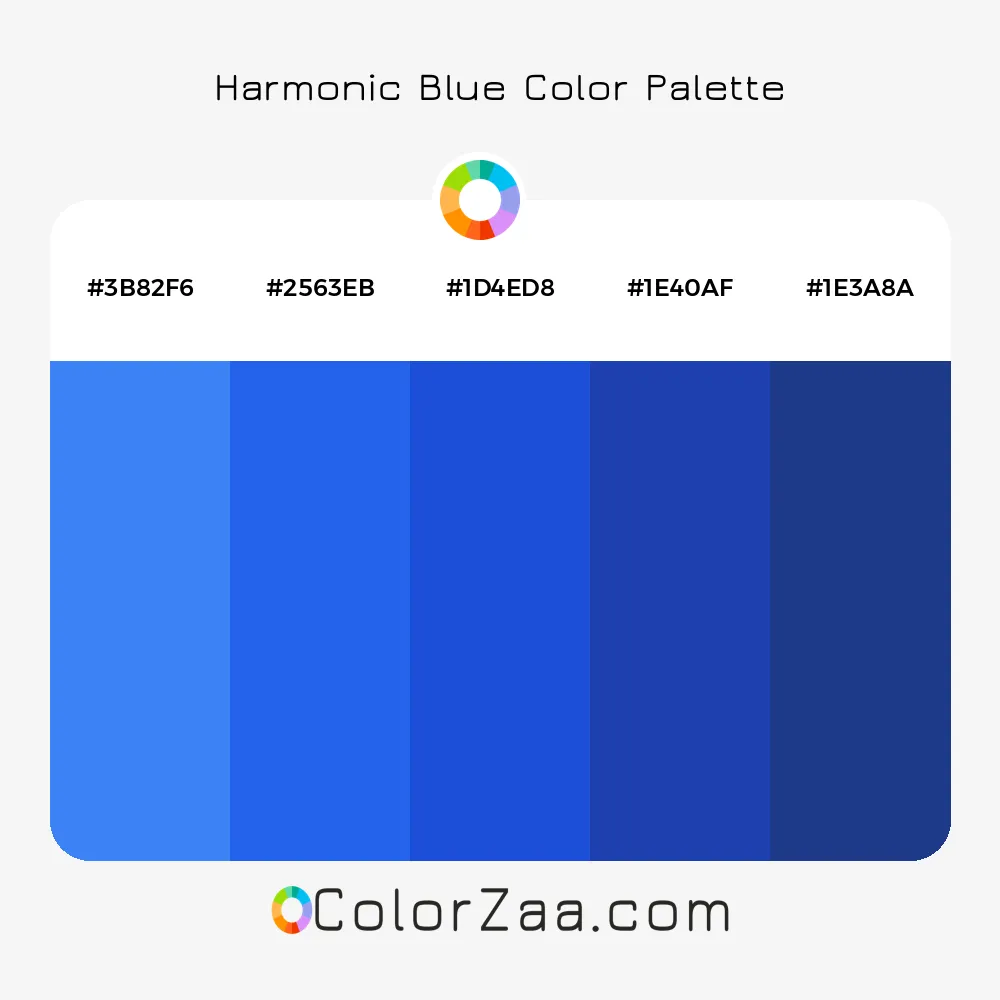 Harmonic Blue Color Palette
