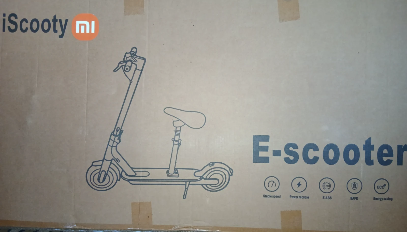 Електросамокат iScooty 600W Max + сидіння, зарядка та коробка