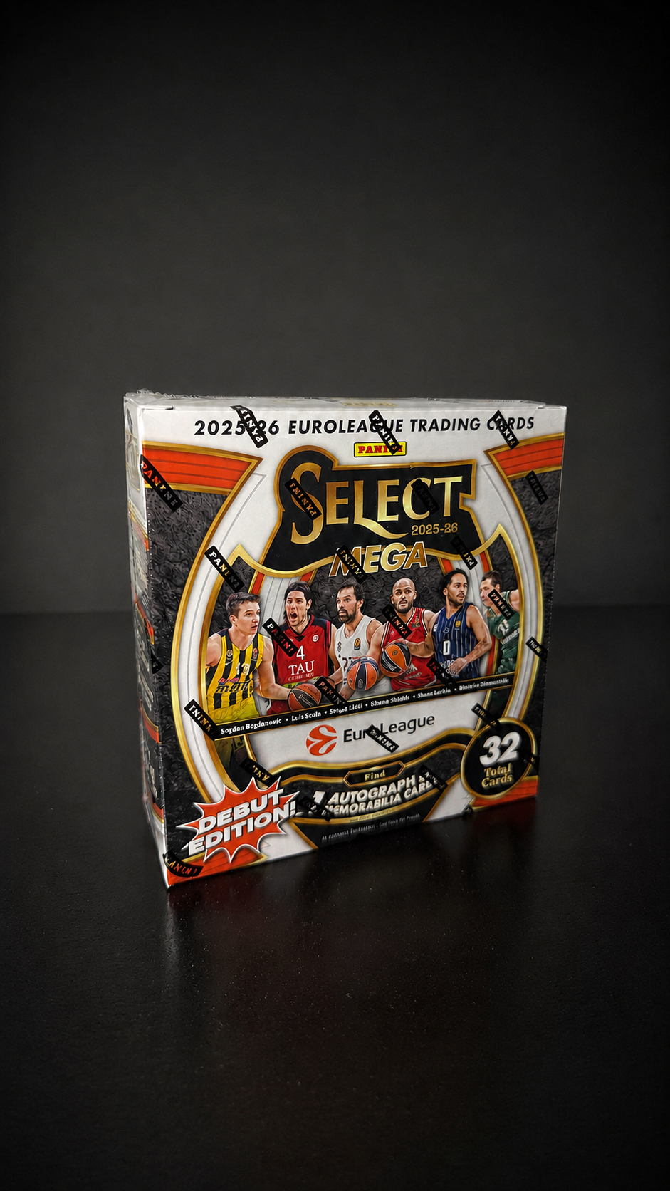 2025-26 Panini Select EuroLeague Basketball Cards Hobby Mega — sealed basketball box