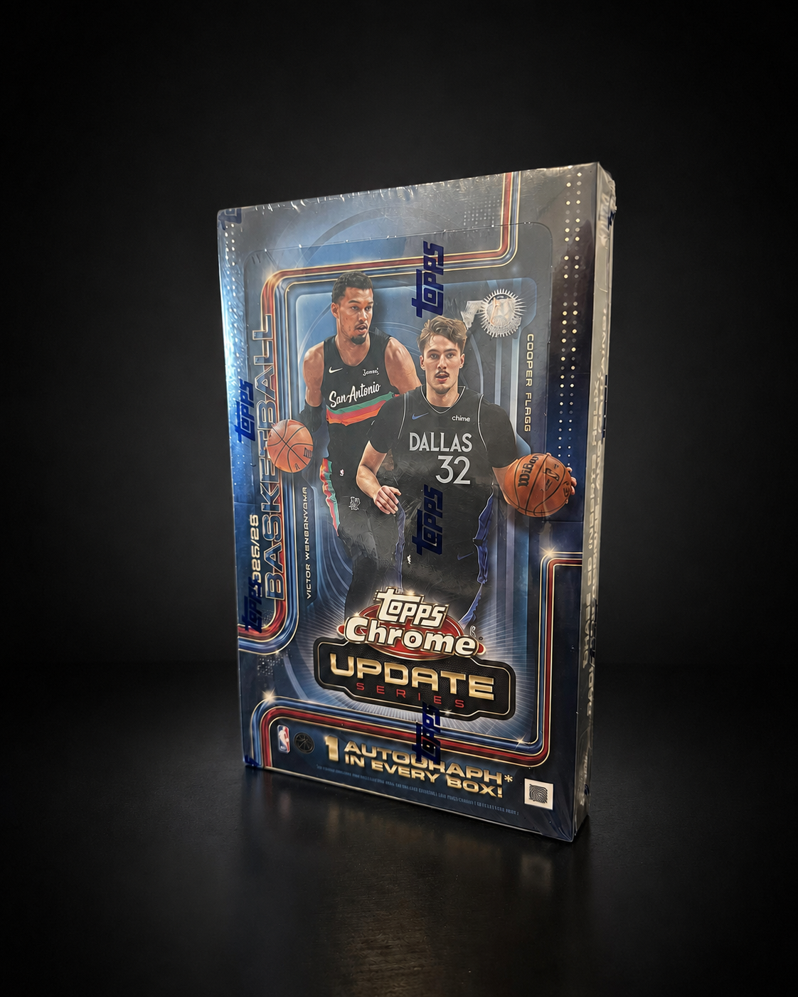 2025/26 Topps Chrome NBA Update Series Basketball Hobby Box — sealed basketball box