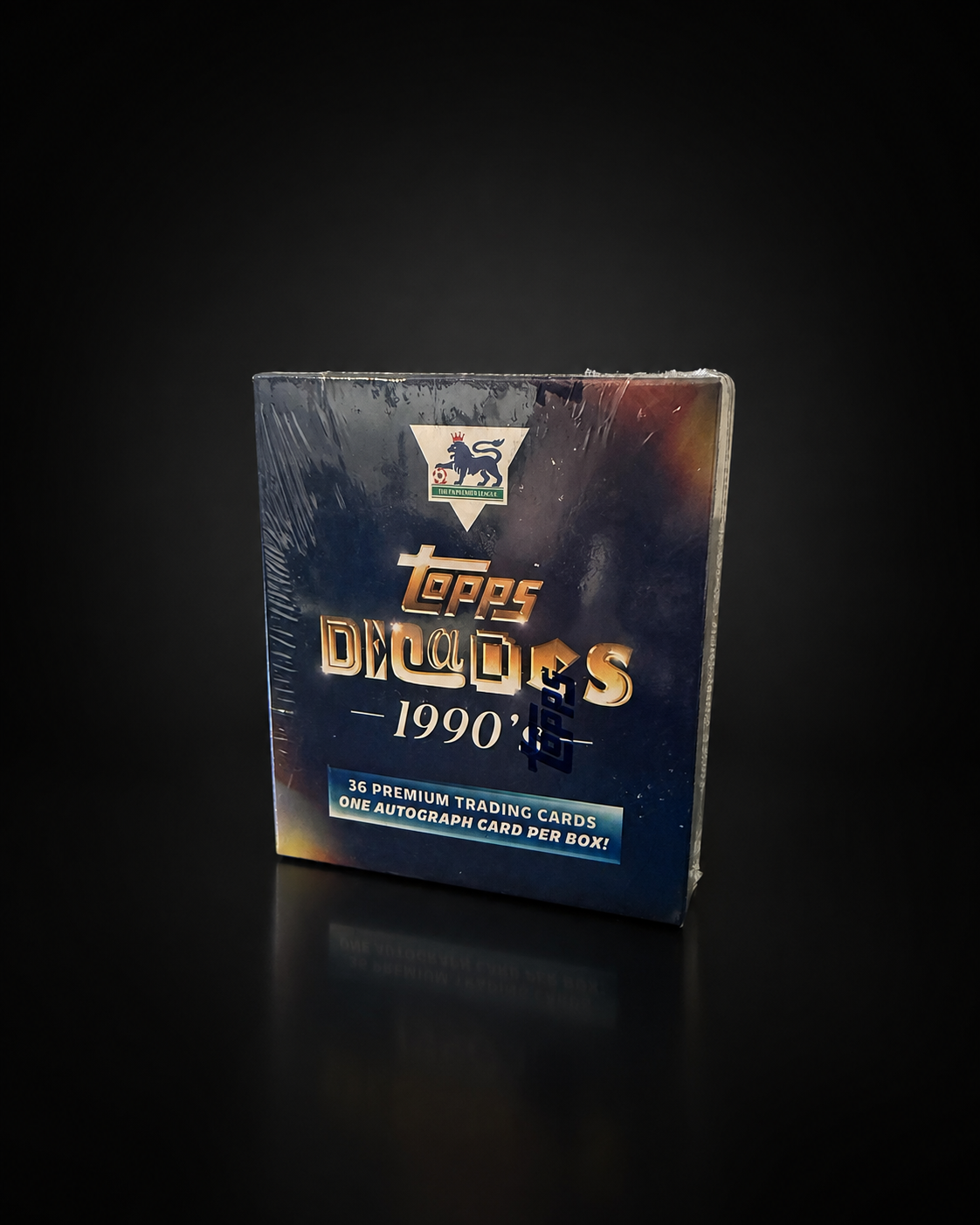 2025/26 Topps Decades 1990’s Premier League Football Hobby Box — sealed football box
