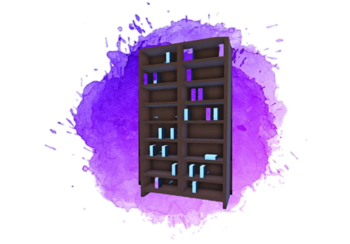 Trapped Bookshelf