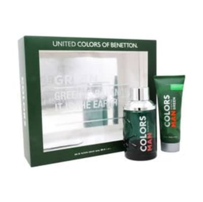 Benetton Colors Man Green 100 ml Edt+after Benetton — perfume original