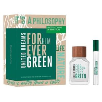 Benetton United Dreams Forever Green 100 ml Edt+mini Benetton — perfume original