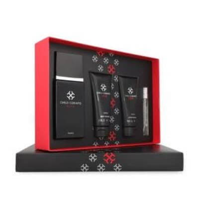 Carlo C. Rouge 100 ml Edt+shampoo+after+mini Carlo Corinto — perfume original
