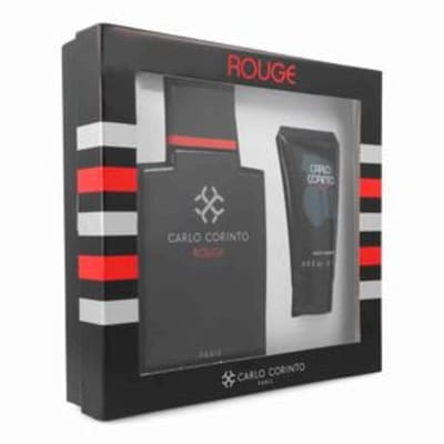 Carlo C. Rouge 400 ml Edt+gel Carlo Corinto — perfume original
