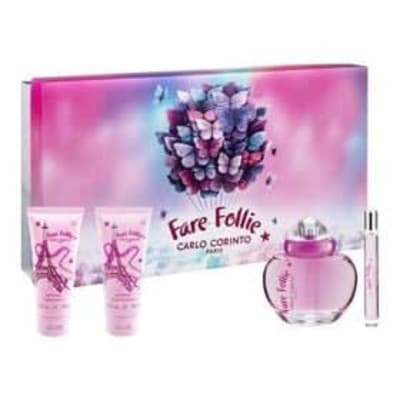 Carlo C. Fare Follie 100 ml Edt+shampoo+crema+hair Mist Carlo Corinto — perfume original
