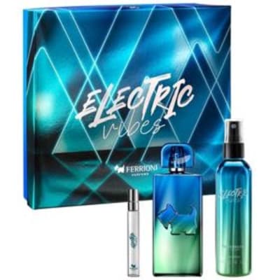 Ferrioni Electric Vibes 100 ml Edt+mini+body Ferrioni — perfume original