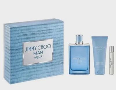 Jimmy Choo Man Aqua 100 ml Edt+mini+gel Jimmy Choo — perfume original